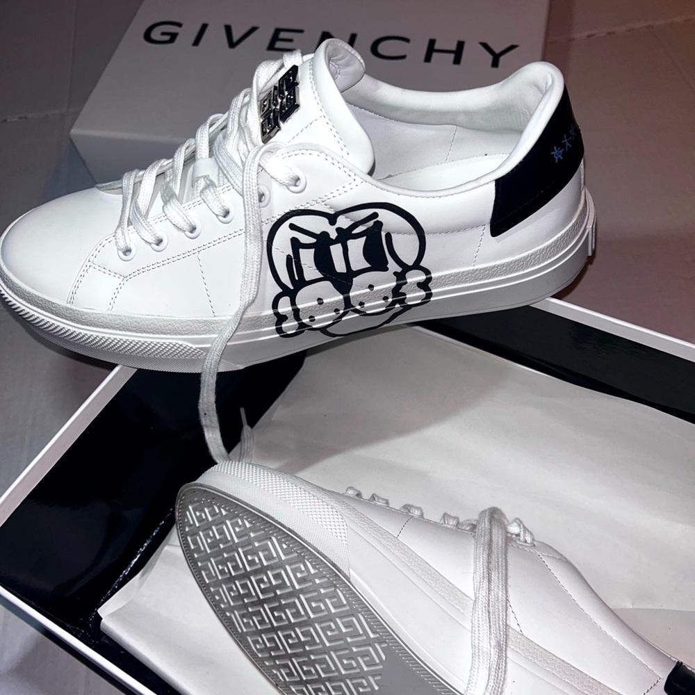 White Givenchi shoes